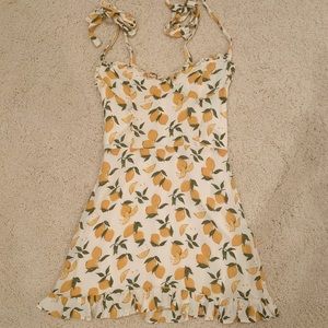 Reformation Christine Dress in Lemonade Size 2